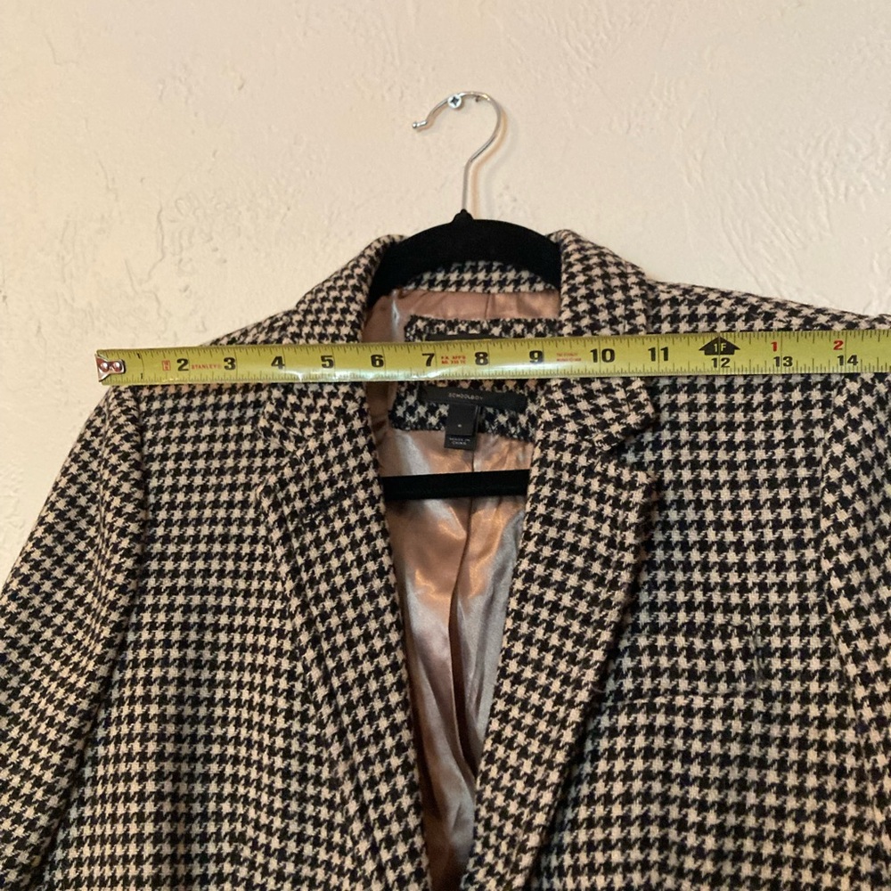 JCrew Houndstooth Schoolboy Blazer